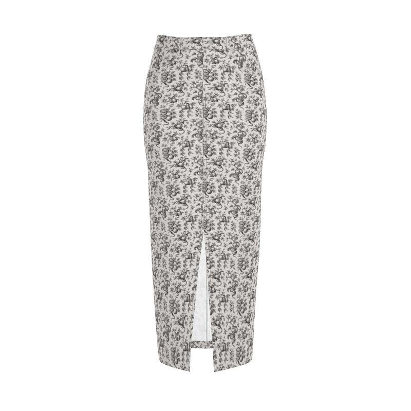 Bloom Without Apology Denim Maxi Skirt